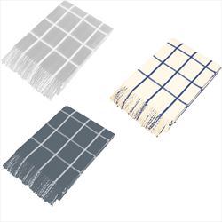HH7011B Charleston Fringed Throw Blanket